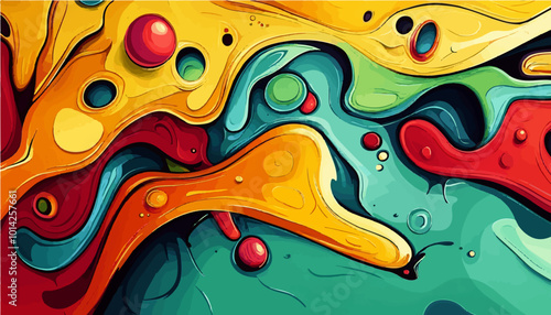 A continuation of the abstract crazy background series, blending surreal and eccentric shapes. Ideal for offbeat and unique visual concepts.