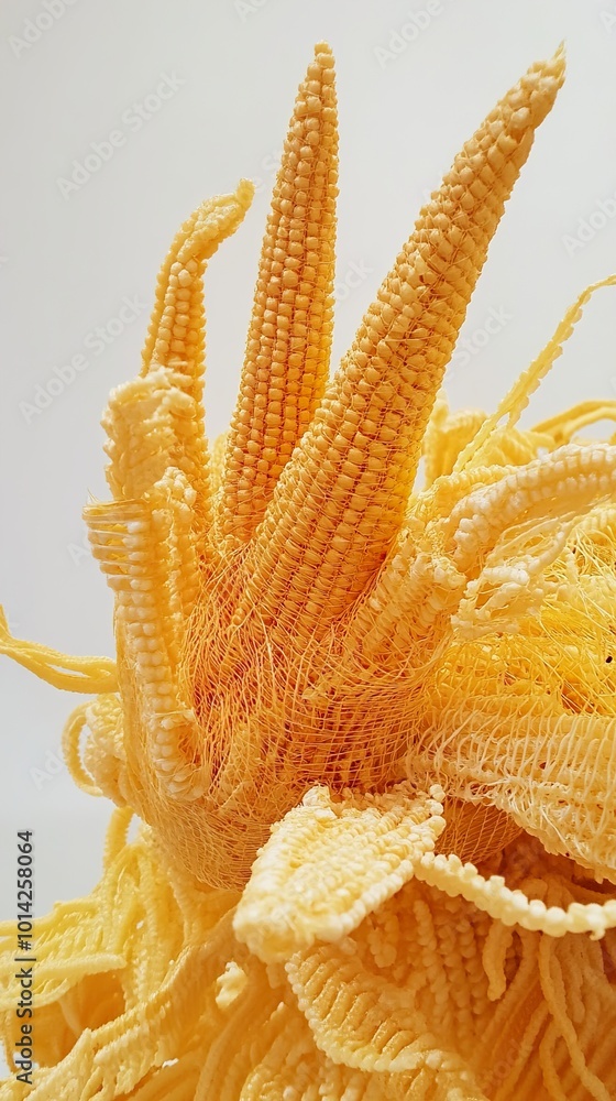 Close-up of Fresh Corn on the Cob with Husks Close-up of Fresh Corn on the Cob with Husks