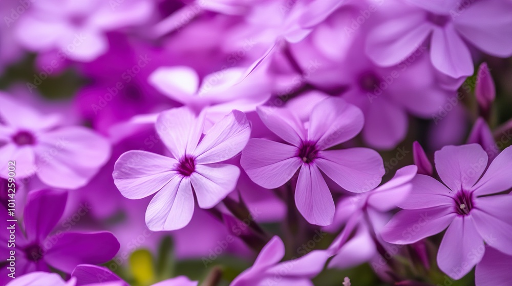 Close Up of Delicate Pink Flowers in Bloom Close Up of Delicate Pink Flowers in Bloom