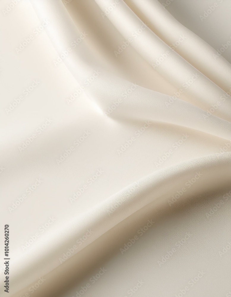 Soft, white fabric drapes Soft, white fabric drapes
