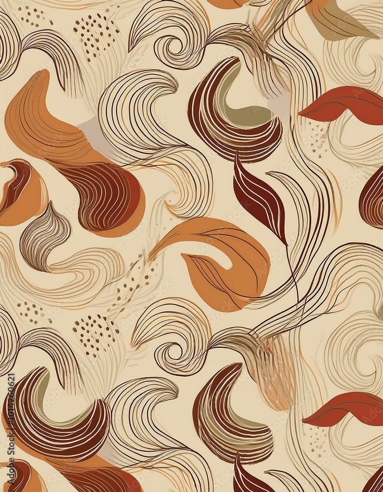 Abstract floral pattern Abstract floral pattern