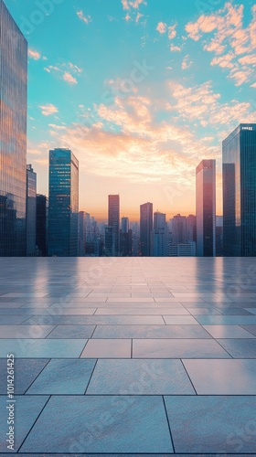 modern city skyline