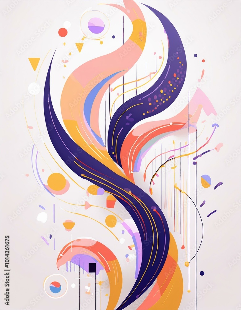 Abstract colorful shapes Abstract colorful shapes