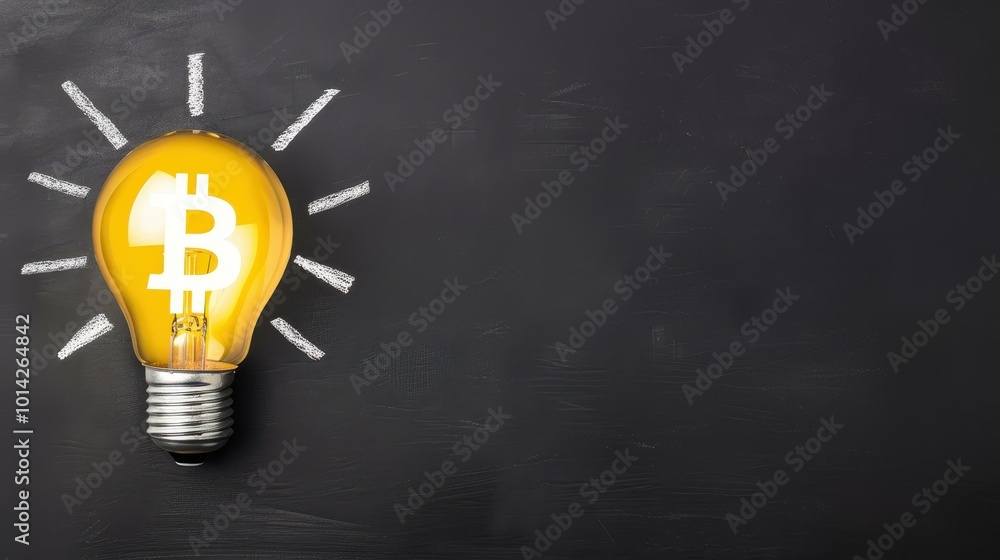 © CrazyJuke - A glowing Bitcoin lightbulb on a chalkboard, symbolizing bright ideas in the world of cryptocurrency and innovation. © CrazyJuke - A glowing Bitcoin lightbulb on a chalkboard, symbolizing bright ideas in the world of cryptocurrency and innovation.