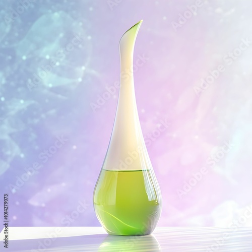 A product package designed with vibrant colors and sleek aesthetics. The combination of modern design and eye-catching hues creates an appealing look, enhancing the overall brand presence.