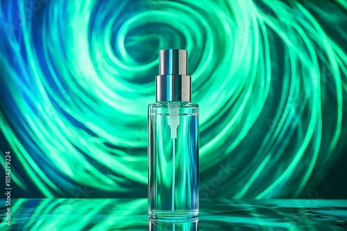 A product package designed with vibrant colors and sleek aesthetics. The combination of modern design and eye-catching hues creates an appealing look, enhancing the overall brand presence.