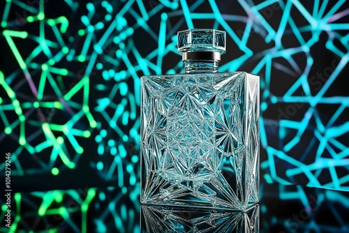 A product package designed with vibrant colors and sleek aesthetics. The combination of modern design and eye-catching hues creates an appealing look, enhancing the overall brand presence.