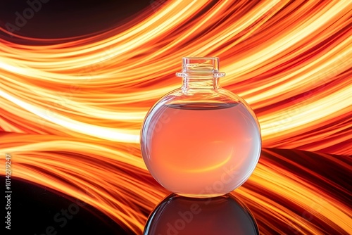 A product package designed with vibrant colors and sleek aesthetics. The combination of modern design and eye-catching hues creates an appealing look, enhancing the overall brand presence.