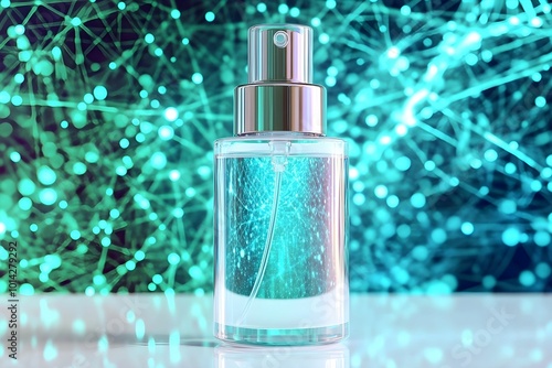 A product package designed with vibrant colors and sleek aesthetics. The combination of modern design and eye-catching hues creates an appealing look, enhancing the overall brand presence.