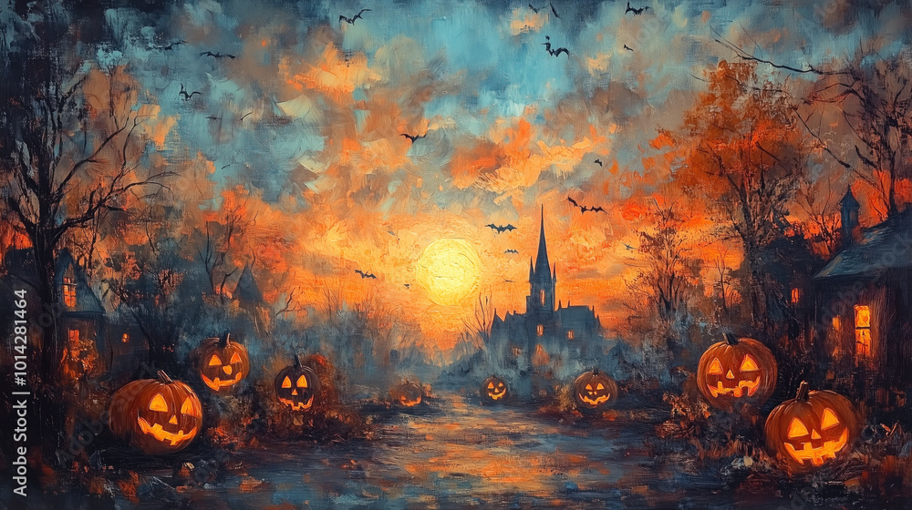 halloween with pumpkins halloween with pumpkins