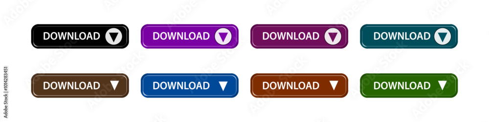download button as vector element graphic of website or application illustration isolated on white background download button as vector element graphic of website or application illustration isolated on white background