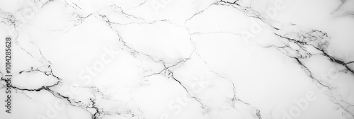 Minimalist white marble texture background with soft veins, high resolution, and neutral tones.
