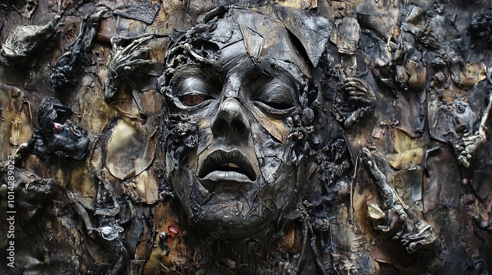 Distorted Face Collage: A Study in Texture and Emotion Distorted Face Collage: A Study in Texture and Emotion