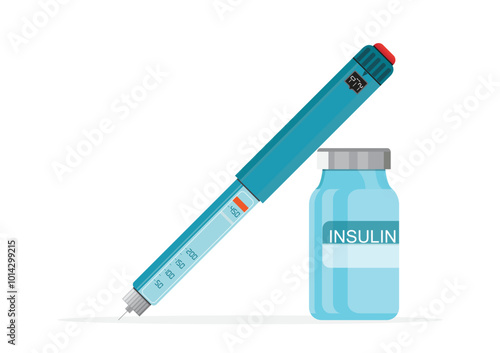 An insulin pen is a device used to inject insulin.