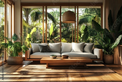 Modern Tropical Living Room