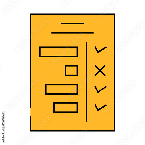 milestone planning line icon vector. milestone planning sign. isolated symbol illustration