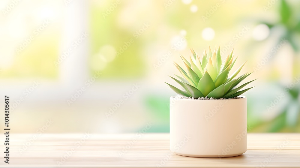 A bright, minimalistic image of a green succulent in a white pot, showcasing a serene indoor setting with soft natural lighting. A bright, minimalistic image of a green succulent in a white pot, showcasing a serene indoor setting with soft natural lighting.