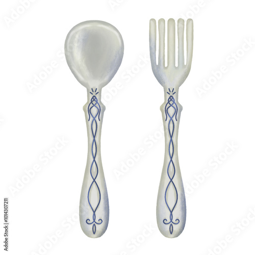 fork and spoon