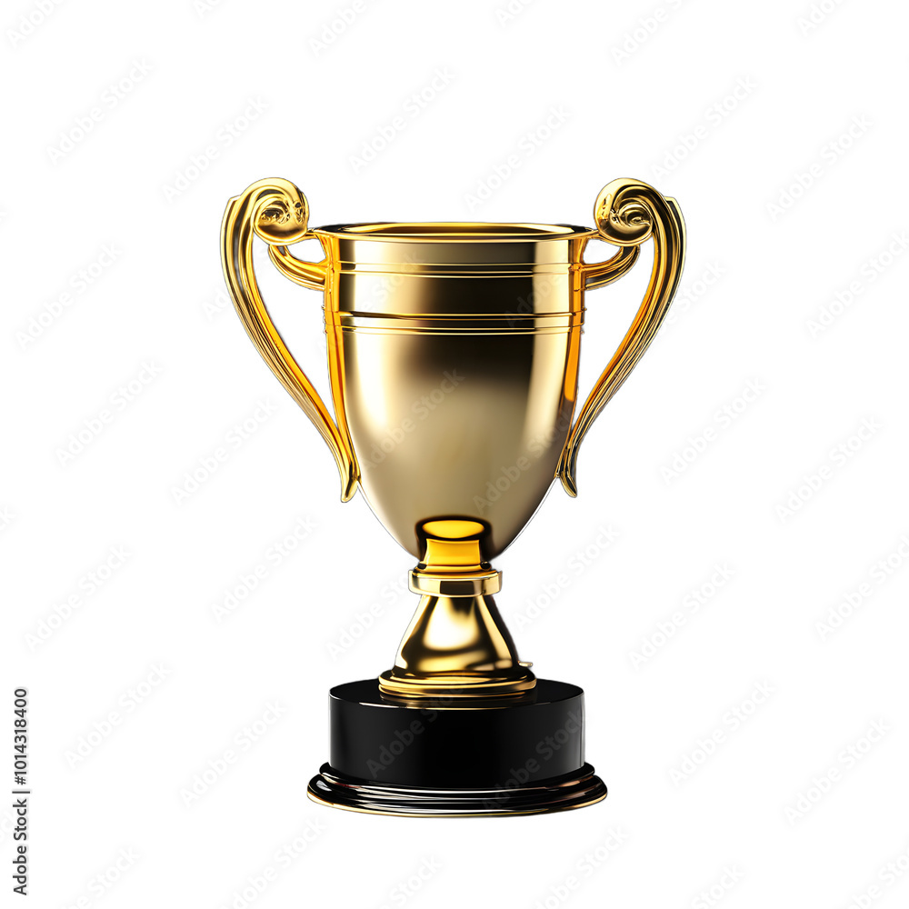 First place gold trophy cup. png isolated background. transparent background First place gold trophy cup. png isolated background. transparent background