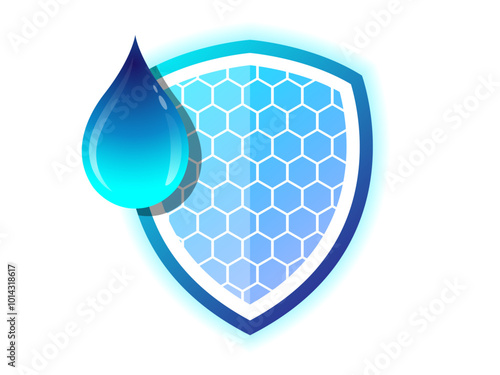 Water proof drop shield protection waterproofing