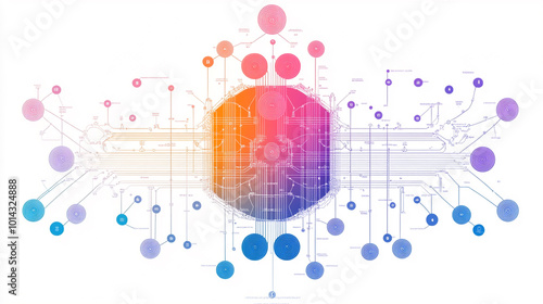 abstract background with bubbles
