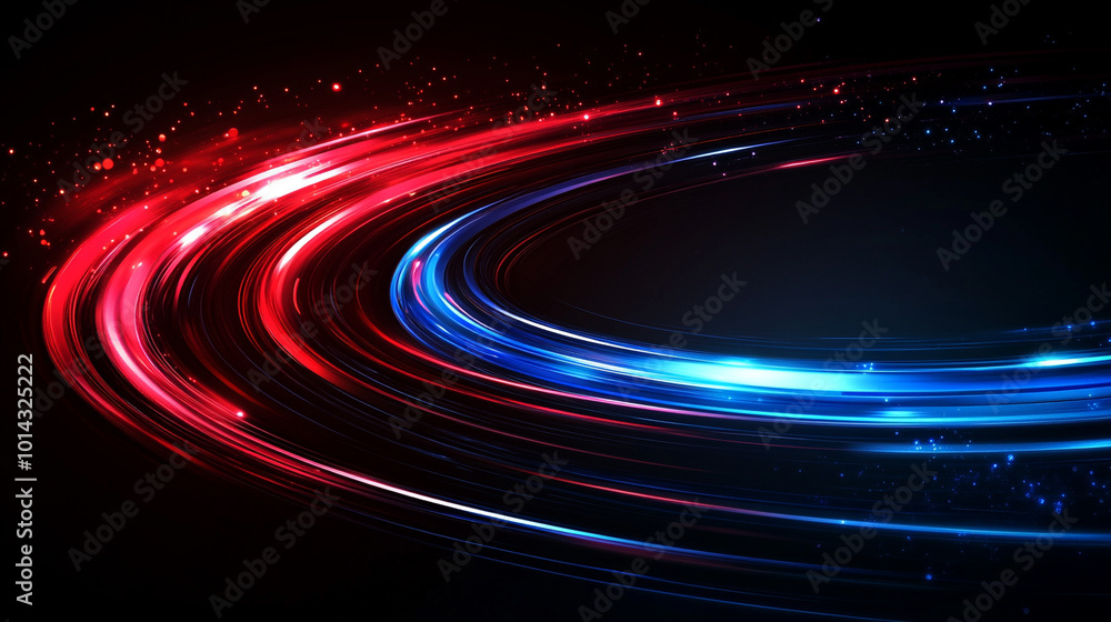 Naklejka premium abstract background with glowing lights, design presentation dynamic background illustration creative modern, 