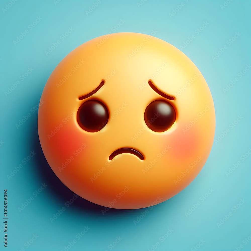 Sad faces on a blue background. blue Monday Sad faces on a blue background. blue Monday