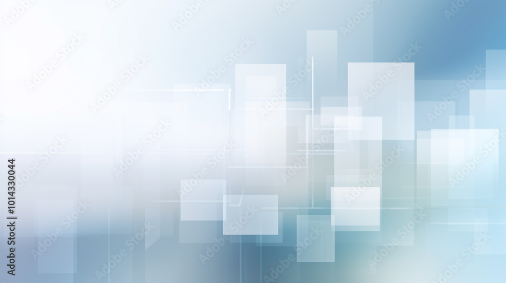 3d rendering of white and blue abstract geometric background. Abstract glass panels with soft blue and pink lighting. 3d rendering of white and blue abstract geometric background. Abstract glass panels with soft blue and pink lighting.