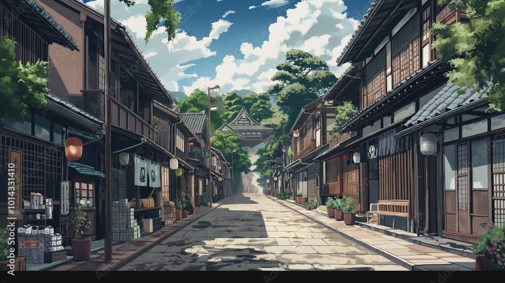 anime background of beautiful landscape for wallpaper anime background of beautiful landscape for wallpaper