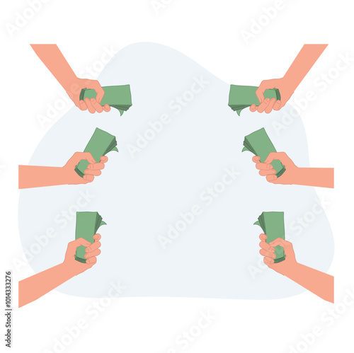political corruption bribery hands exchanging money financial misconduct accountability and unethical behavior