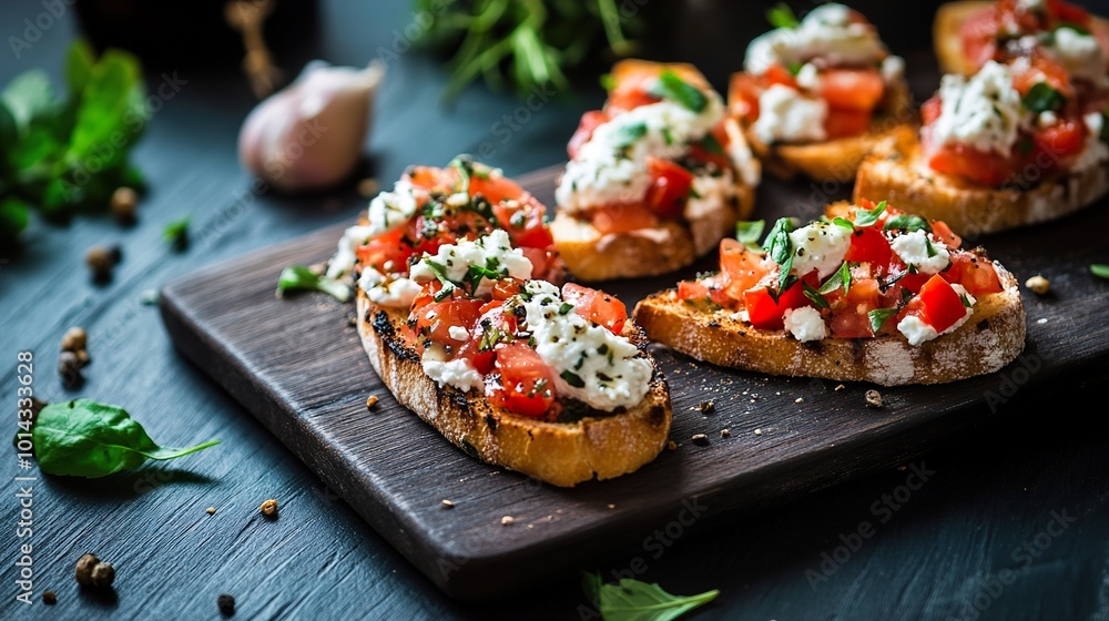 Delicious Bruschetta with Tomatoes, Basil, and Cheese - A Simple and Flavorful Appetizer Delicious Bruschetta with Tomatoes, Basil, and Cheese - A Simple and Flavorful Appetizer