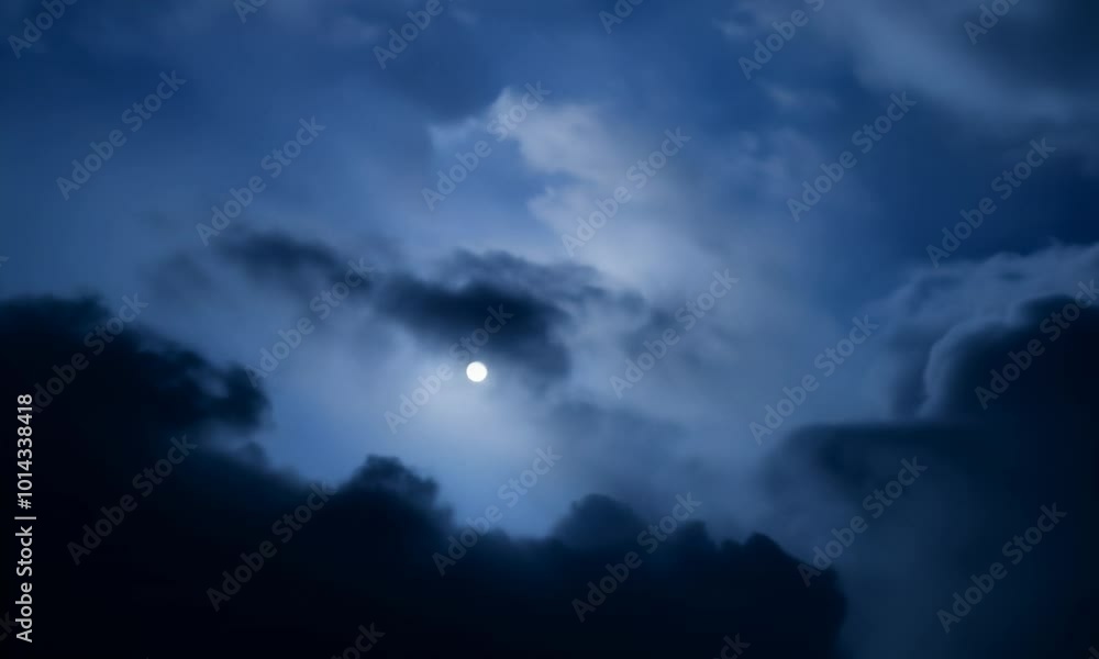 A mesmerizing shot of a moon peeking through dark clouds a captivating display of celestial beauty. A mesmerizing shot of a moon peeking through dark clouds a captivating display of celestial beauty.