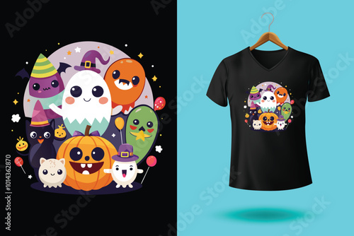 Happy Halloween custom t shirt design