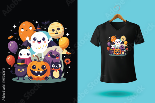 Happy Halloween custom t shirt design