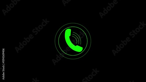 Phone icon. Call sign. Flat illustration of vector icon