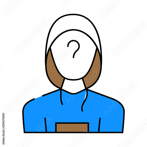 anonymity financial technology line icon vector. anonymity financial technology sign. isolated symbol illustration