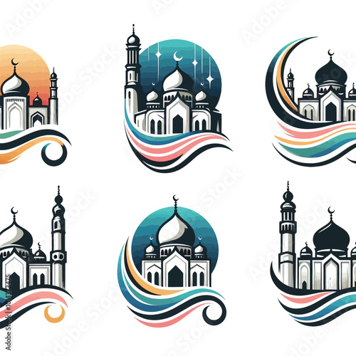 Abstract Mosque Logo 