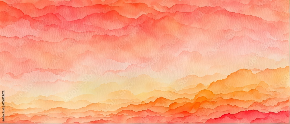 Abstract Watercolor Landscape