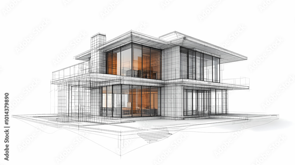 Continuous line simple house. One line illustration of housing,real estate,property. Single line vector illustration. Continuous line simple house. One line illustration of housing,real estate,property. Single line vector illustration.