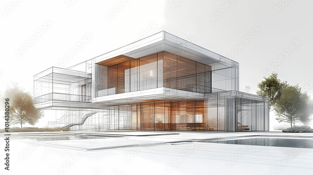 Continuous line simple house. One line illustration of housing,real estate,property. Single line vector illustration. Continuous line simple house. One line illustration of housing,real estate,property. Single line vector illustration.