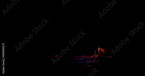 Dual color tone fire Full HD VFX