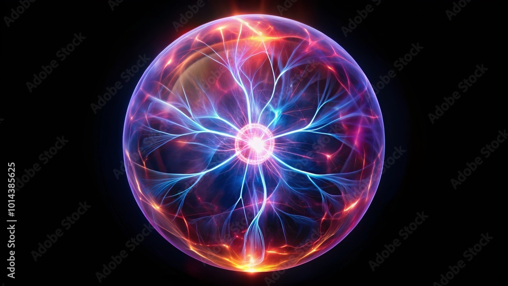 A mesmerizing electro energy orb shines against a black background, perfectly illustrating concepts in science, A mesmerizing electro energy orb shines against a black background, perfectly illustrating concepts in science,