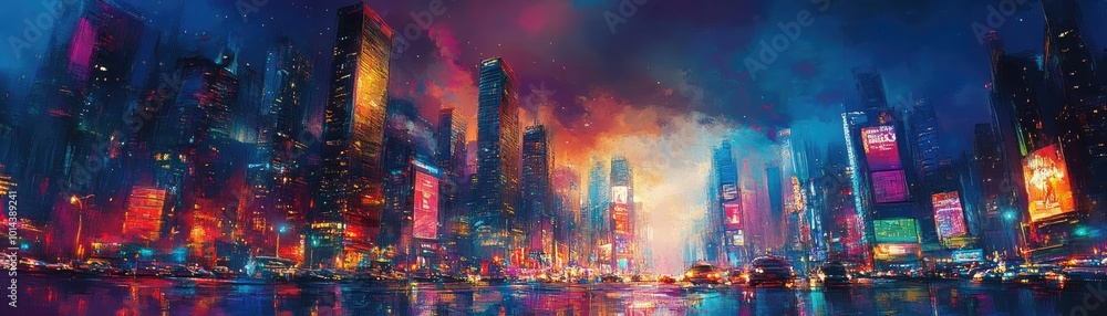 Low-angle view of a vibrant cityscape, storytelling elements interwoven with psychological themes, surreal atmosphere, emotive colors Low-angle view of a vibrant cityscape, storytelling elements interwoven with psychological themes, surreal atmosphere, emotive colors