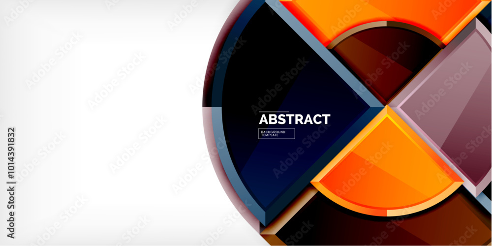 Glossy circles geometric background. Vector Illustration For Wallpaper, Banner, Background, Card, Book Illustration, landing page Glossy circles geometric background. Vector Illustration For Wallpaper, Banner, Background, Card, Book Illustration, landing page