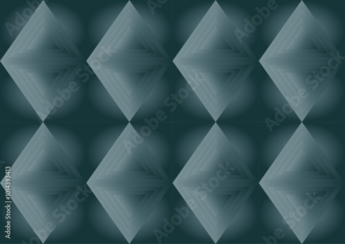 Fondo abstracto rombos en forma de diamante azul oscuro.