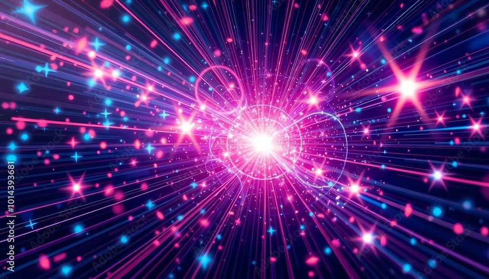 abstract background with lights