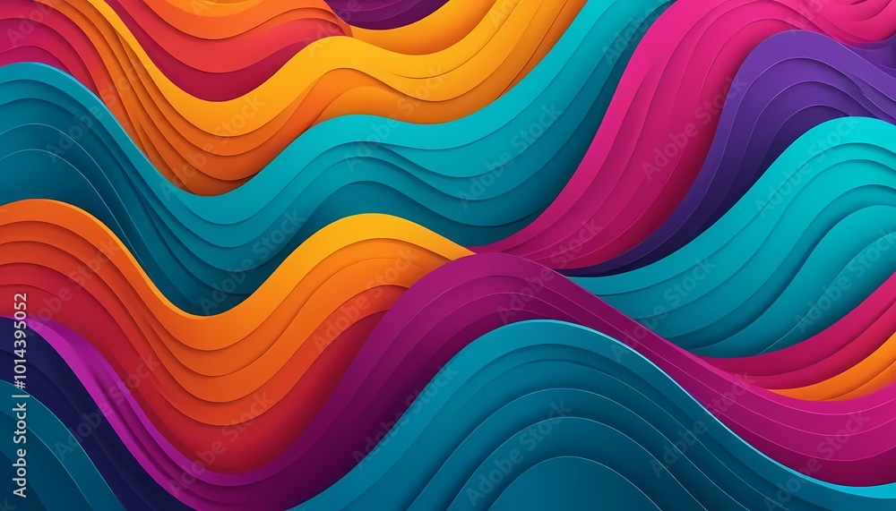 Obraz premium abstract colorful background with lines