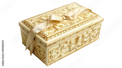 Elegant Gift Box with Decorative Design