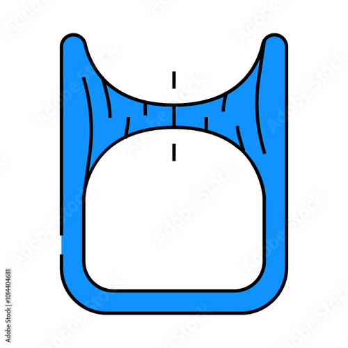 worm hole line icon vector. worm hole sign. isolated symbol illustration