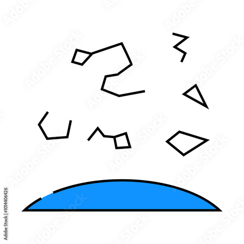 constellations space stars line icon vector. constellations space stars sign. isolated symbol illustration